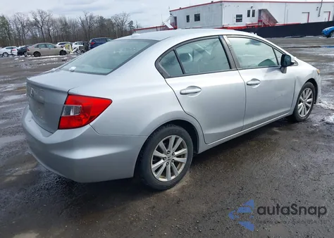 2012 Honda Civic Ex-L z USA, uszkodzony, nr VIN 19XFB2F95CE358955
